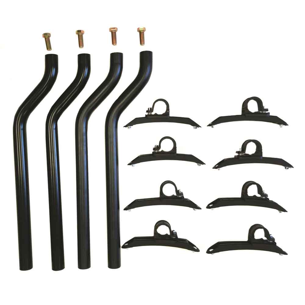 Poly Single Axle Mounting Kit with Offset Pipe
