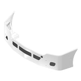 FL Cascadia 2008-2017 White Powder Coated Bumper with Fog, Tow and Vent Holes