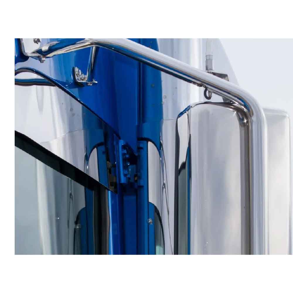 Peterbilt 589 Non Polished Mirror Arm Cab Mount Bracket