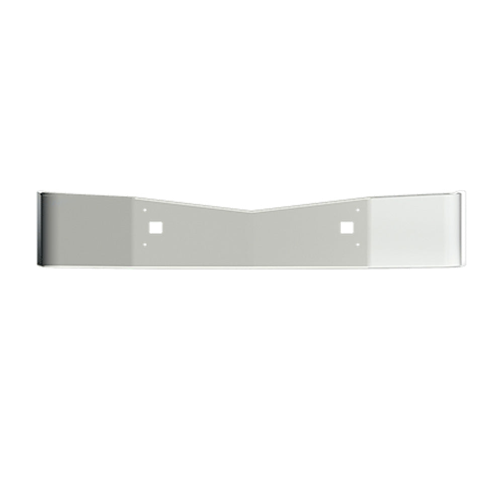 16" Peterbilt 579 SBA Chrome Bumper with Tow Holes
