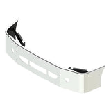 Freightliner Columbia SBA 18" Chrome Bumper 2008 and Newer with Light, Tow, and Vent Cutouts