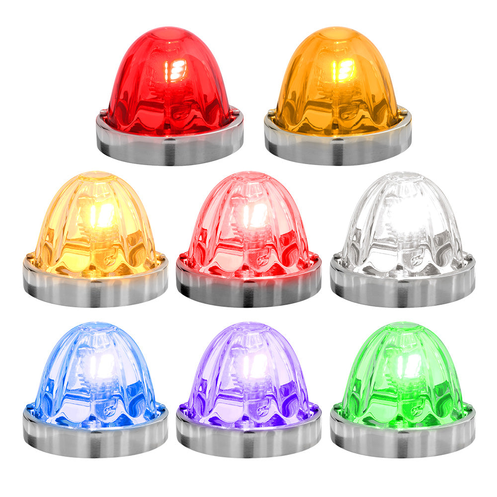 Dual Color Watermelon Glass 1156 Bulb Lens Kit