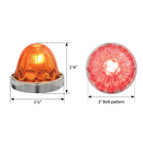 Dual Color Watermelon Glass 1156 Bulb Lens Kit