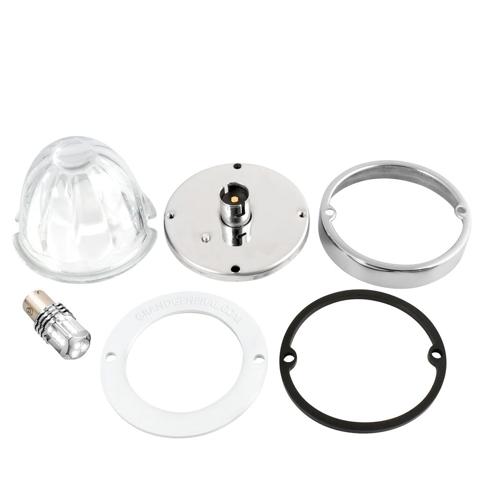 Dual Color Watermelon Glass 1156 Bulb Lens Kit