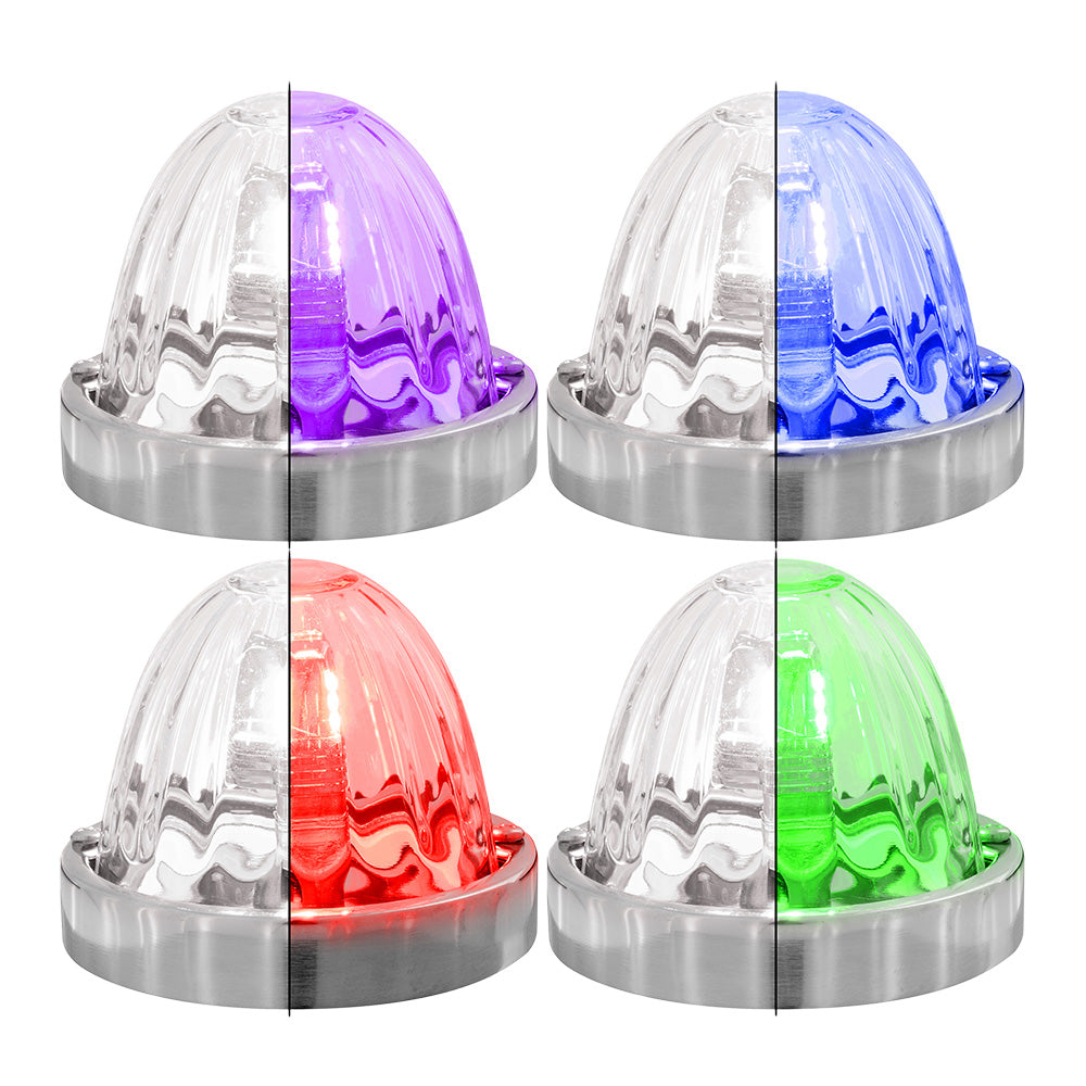 1157 Dual Color Watermelon Plus Glass Lens Stainless Steel Kit