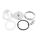 1157 Dual Color Watermelon Clear Glass Lens Stainless Steel Kit