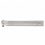 30" Chrome Mud Flap Hangers Open End with 1-1/8" Bolt Spacing