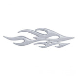 3D Chrome Flame Accents Tape Mount