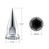 33MM Super Spike Nut Covers Push On - 60pk