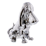 Chrome Basset Hound Hood Ornament