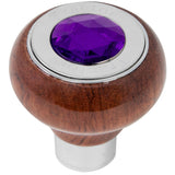 Rosewood Tractor/Trailer Air Valve Knob with Jewel - Thread On