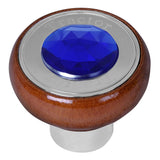 Large Rosewood Tractor/Trailer Air Valve Knob with Jewel - Thread On