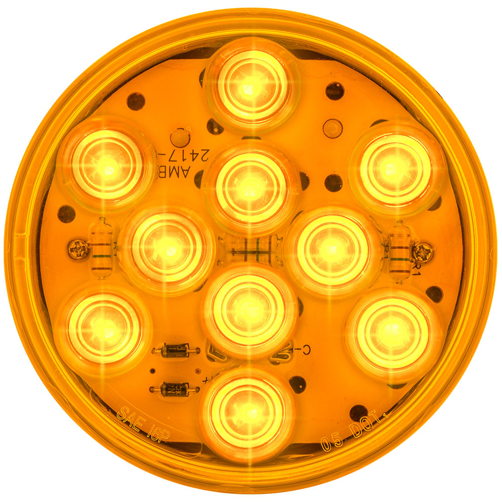 4" Round Mega 10 LED Light