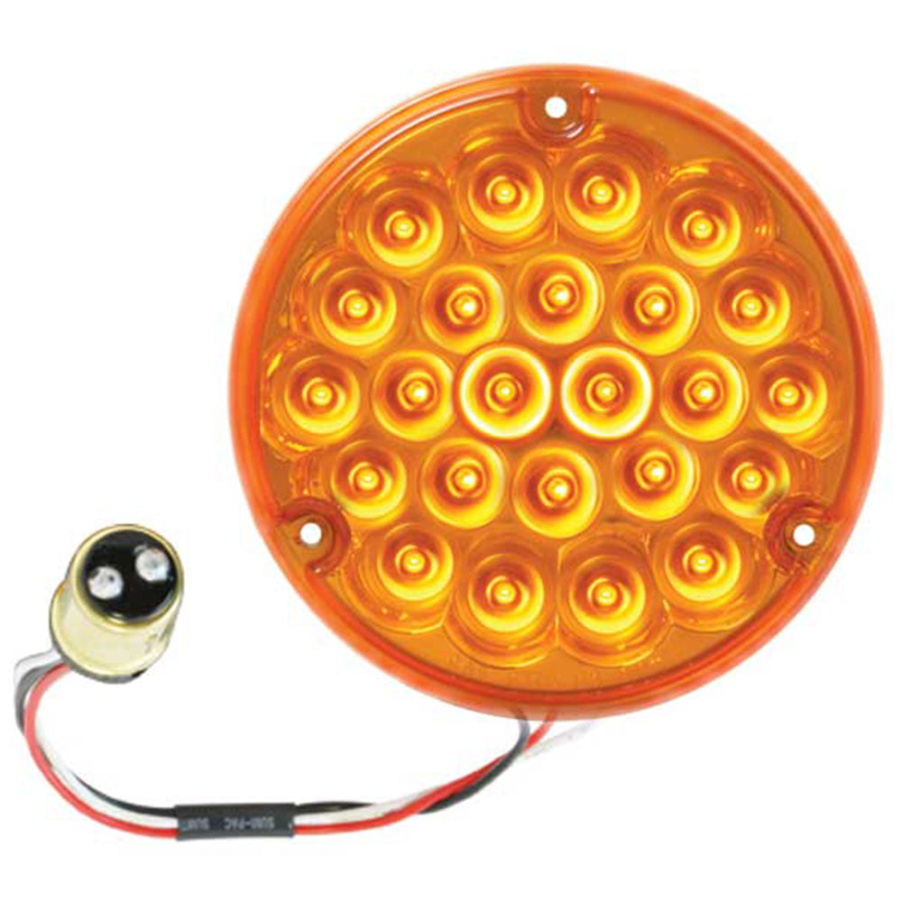 4" Round Pearl LED Replacement Light with 1157 Plug