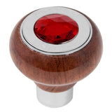 Rosewood Tractor/Trailer Air Valve Knob with Jewel - Thread On