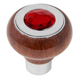 Large Rosewood Tractor/Trailer Air Valve Knob with Jewel - Thread On