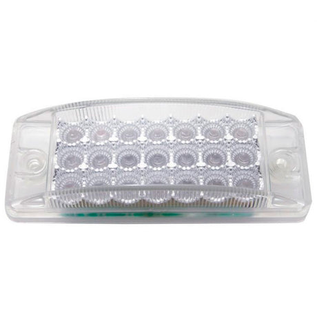 5-7/8" X 2" 21 LED rectangular clearance marker light, closer view