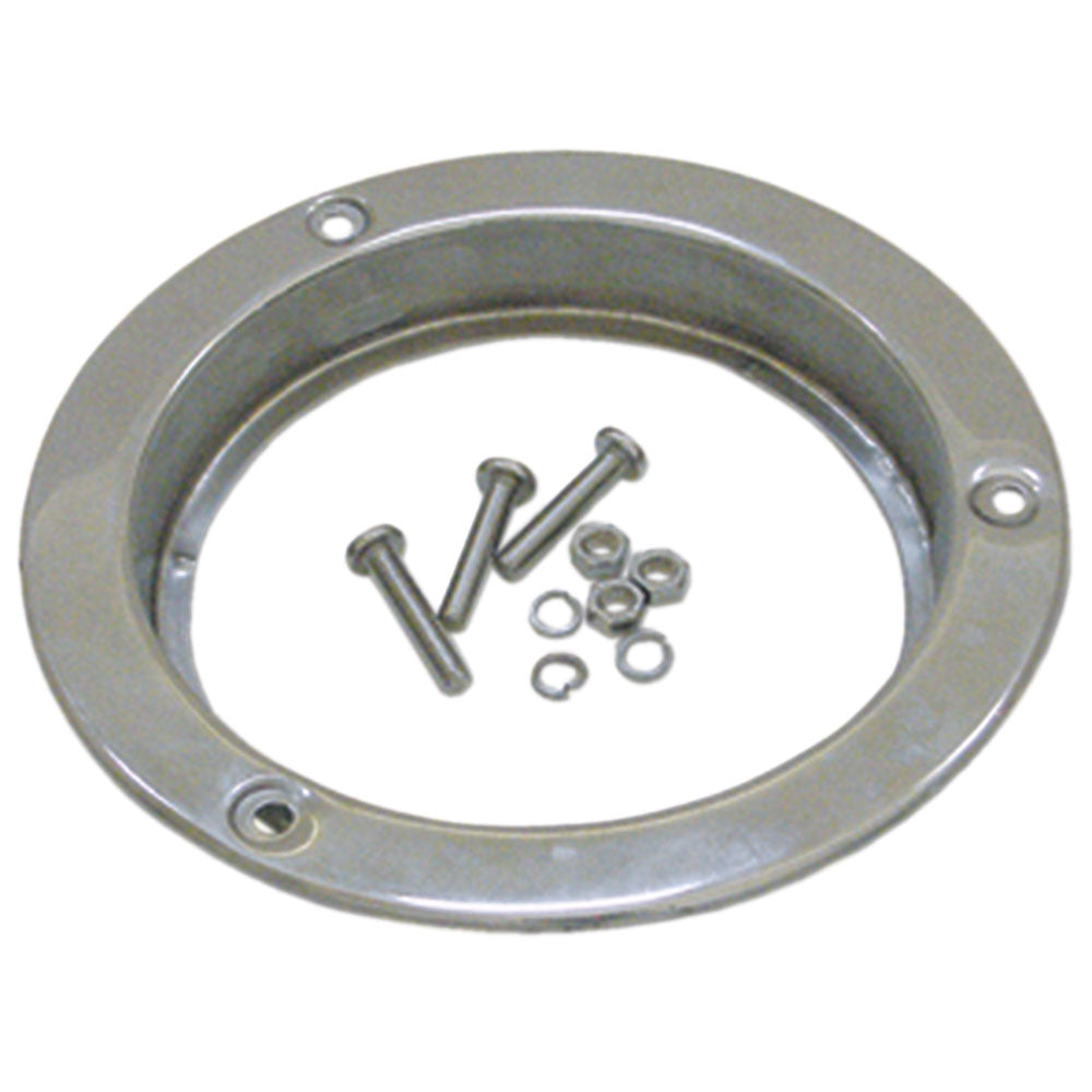 Stainless Steel 4" Flange Mount Rim for Mega 10
