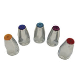 33mm Chrome Plastic Reflective Nut Covers - Thread On