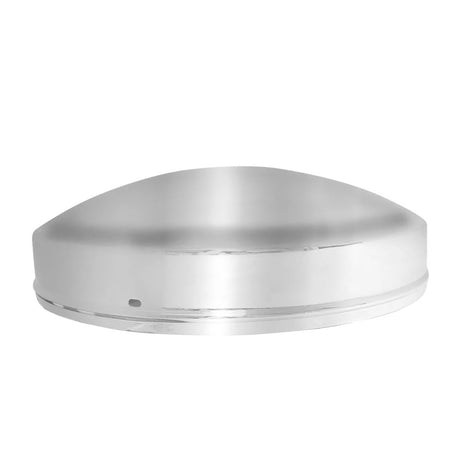 Stainless steel replacement high hat for hideaway hubcap