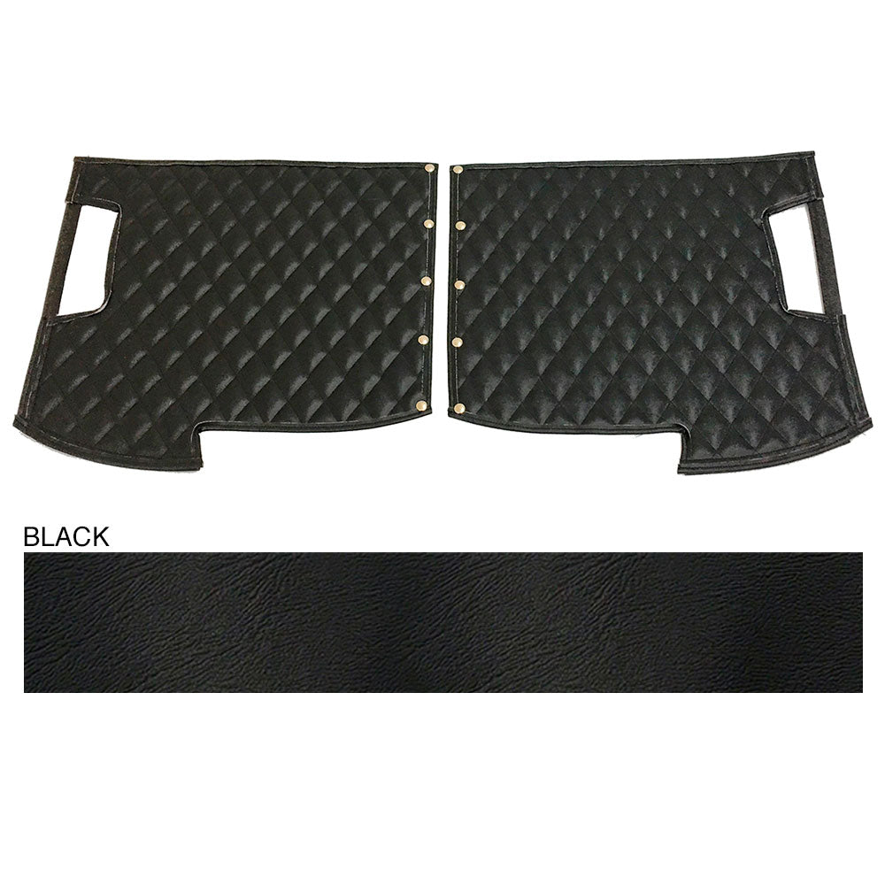 Peterbilt 359 Black Quilted Fender Guards