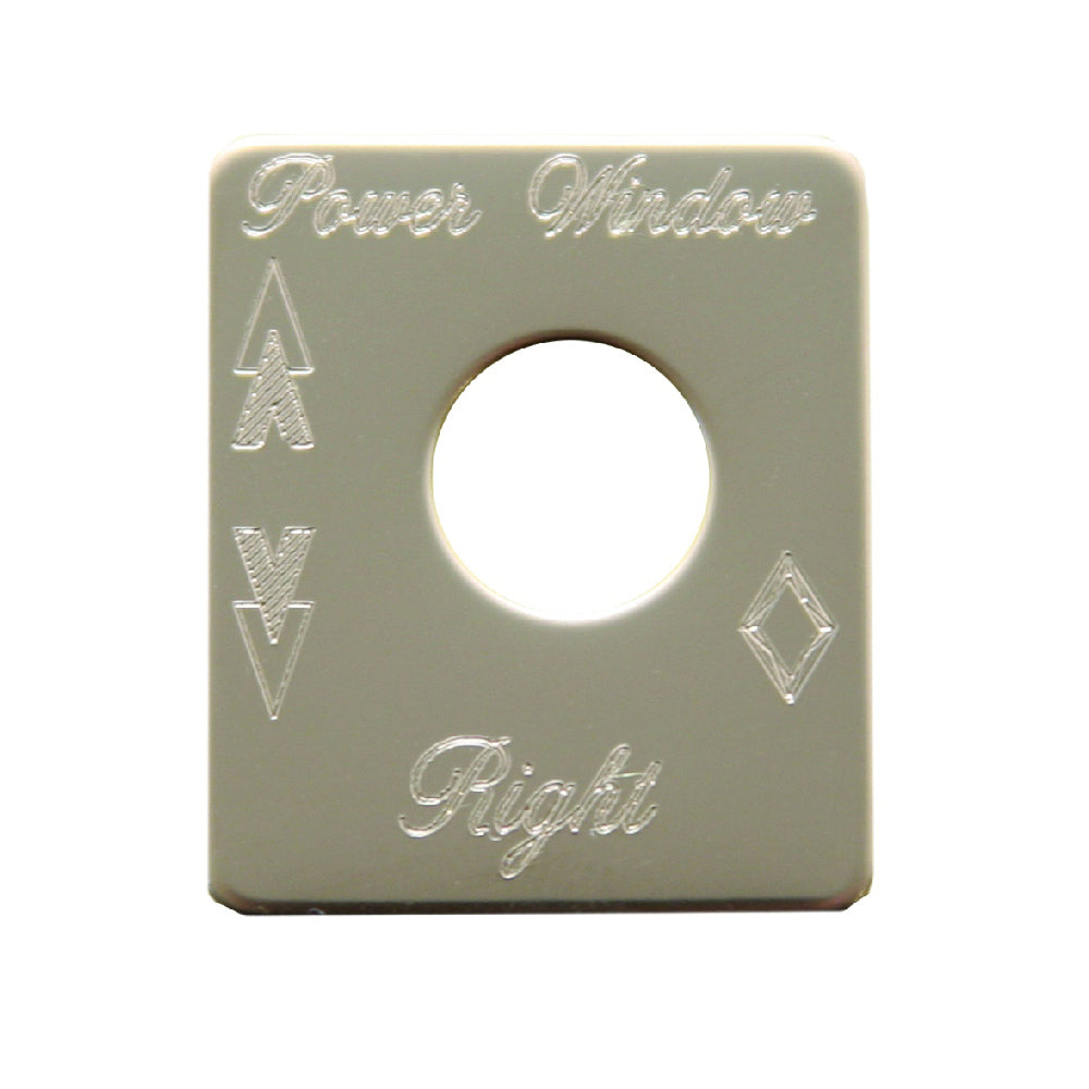 Peterbilt Window Right Toggle Switch Plate