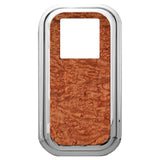 Peterbilt 379 Rosewood and Chrome Gear Shift Plate Cover