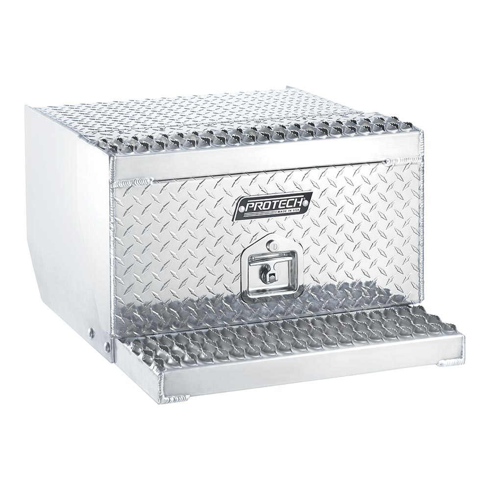 24"L x 15"H x 30"D Aluminum Cab Entry Step Box