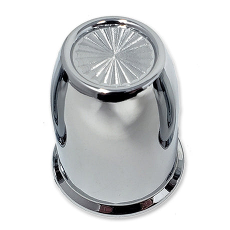 30mm Chrome plastic vortex nut cover - push on