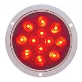 4-1/4" Red 12 LED Deep Dish S/T/T Light
