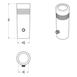 1-5/8" Toggle Switch Extensions with Jewel