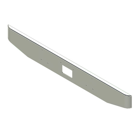 Close-up of Peterbilt 378, 379 12" tapered chrome bumper