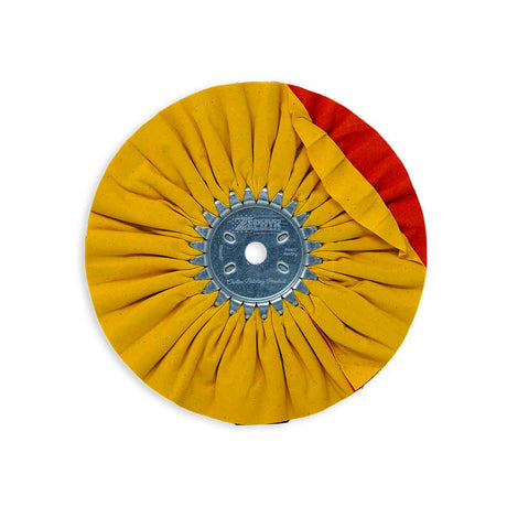 Zephyr 10" yellow fast cut buffing wheel