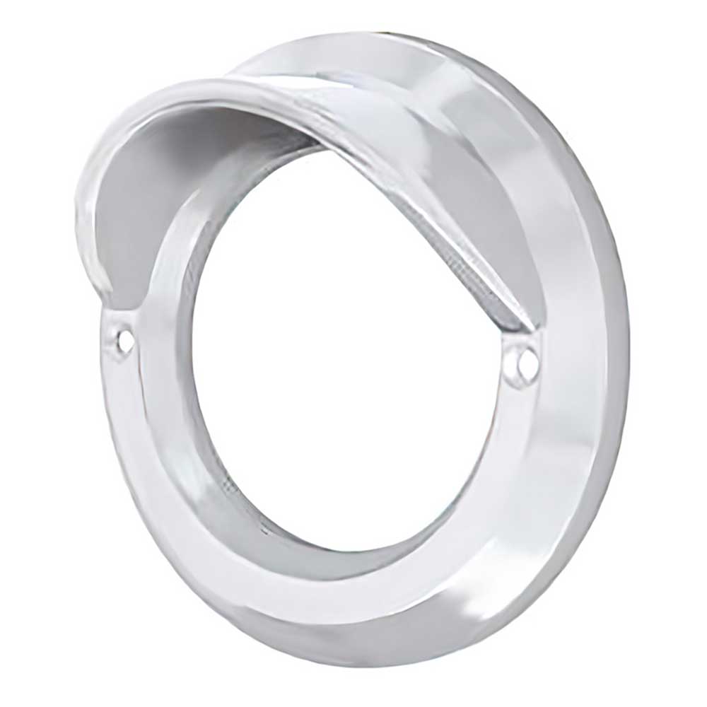 2" Chrome Plastic Light Bezel with Visor and Stainless Steel Screws