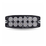 Dual Color Directional LED Twelve Diode Slim Surface Strobe Light