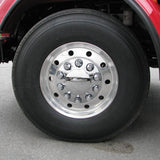 Chrome ABS Front Axle Cover with 33mm Nut Covers