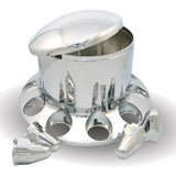 Chrome ABS Rear Axle Cover with 33mm Nut Covers
