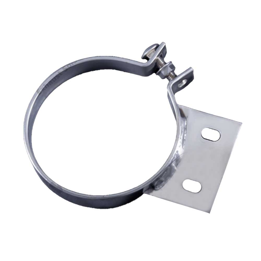5"D Peterbilt 359, 379 Stainless Steel Straight Bracket Clamp