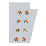 Peterbilt Wide Cowl Extension with 2" Light Holes