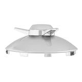 Chrome Right Hand Spinner Front Hubcap 7/16" Lip