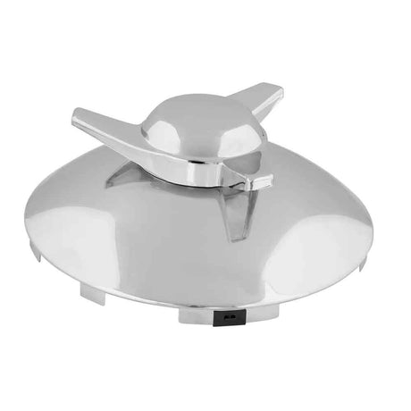 Chrome left spinner front hubcap 1" lip