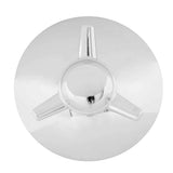 Chrome Left Spinner Front Hubcap 1" Lip