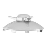 Universal Chrome L/H Spinner Front Hubcap 1" Lip