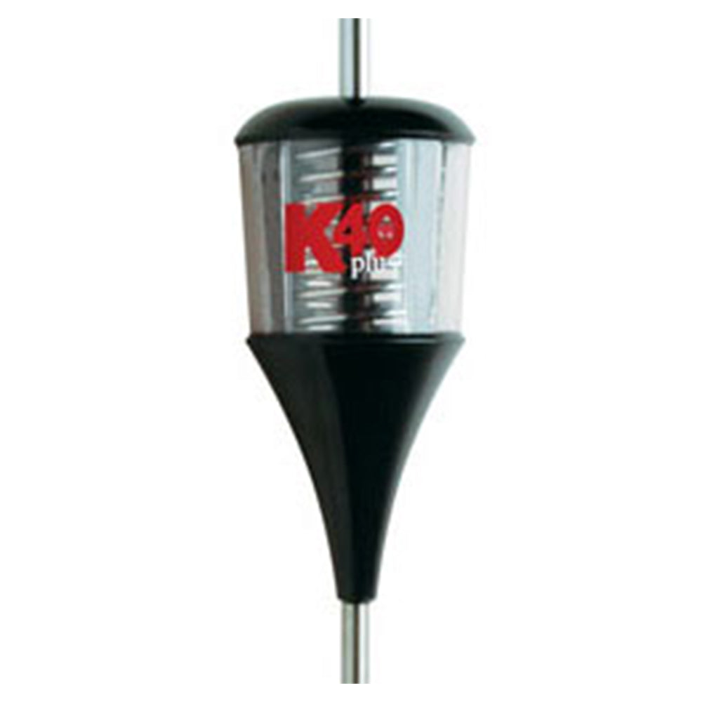 K40 Plus Series 6000 Watt Black Trucker Antenna with Chrome Coil
