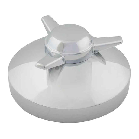 Rear hubcap 8-1/2"D axle, 5/8" stud