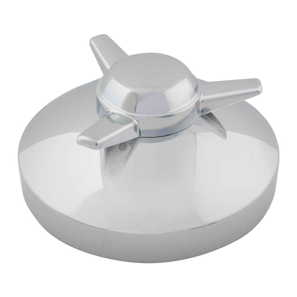 Right Spinner Rear Hubcap 8-1/2"D Axle, 5/8" Stud