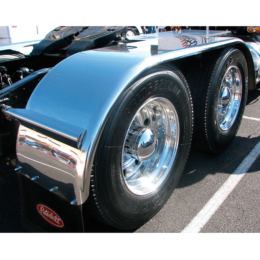 132" 14 Gauge 430 Stainless Steel Full Fenders