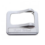 Peterbilt Rocker Switch Cover with Stainless Steel Plaque