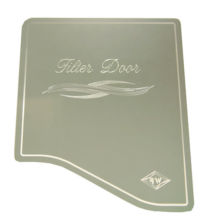 Peterbilt lower heater/air filter door cover for semi trucks