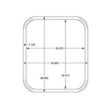 Kenworth Sleeper Window Trim Surround